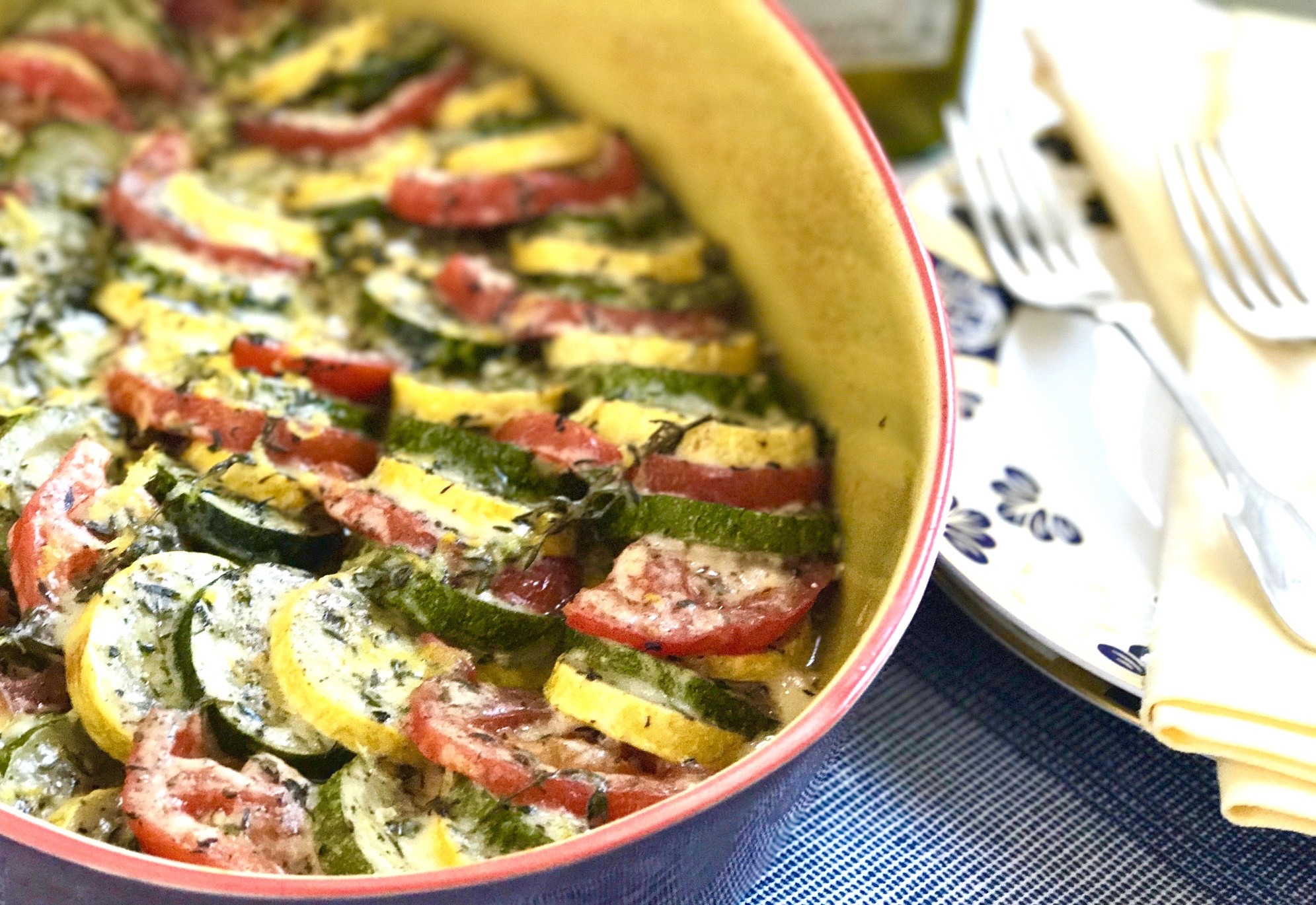 french provencal vegetable casserole, The French Magnolia Cooks 